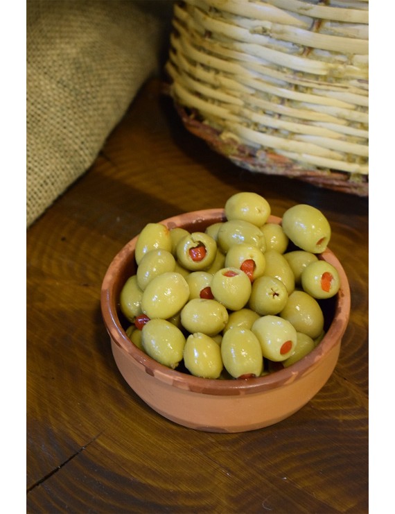 Doğal Fermente Domat Biberli Yeşil Zeytin 500 gr